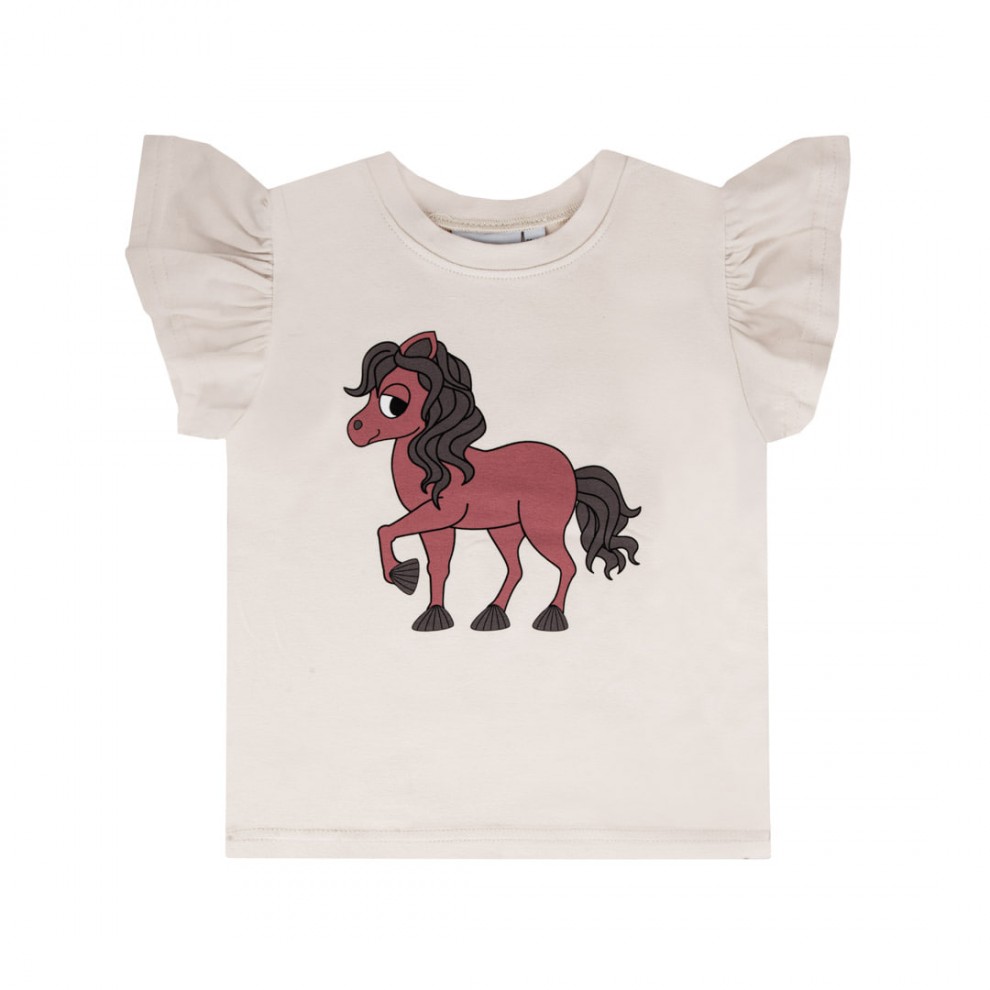 23SS[]HORSIE FRILL TANK / IVORY