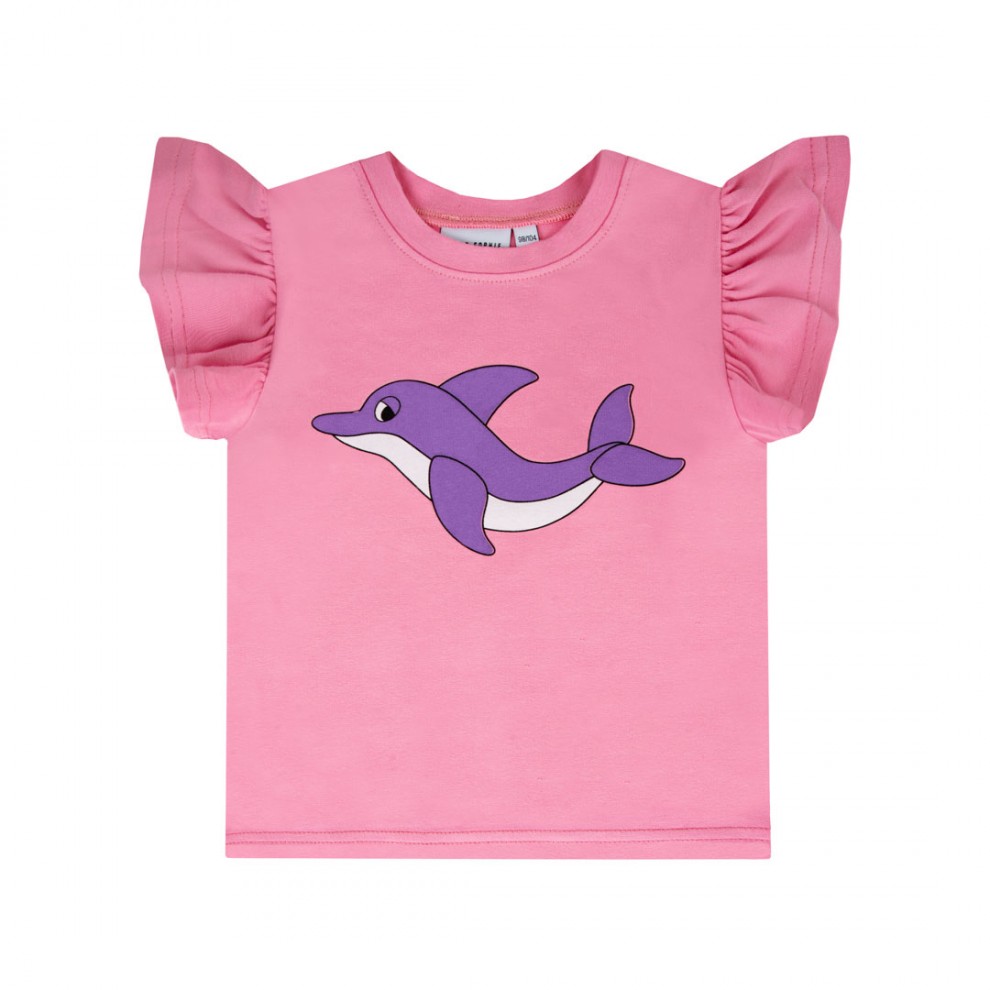 23SS[]DOLPHIN FRILL TANK / PINK