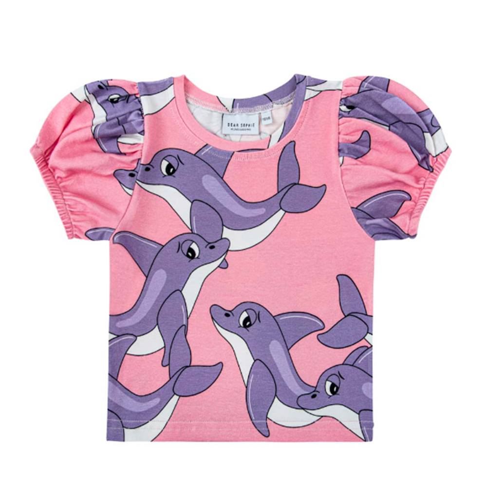 23SS[]DOLPHIN CROP TOP / PINK