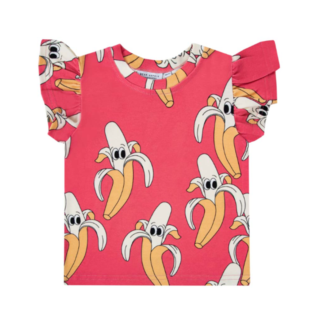 23SS[]BANANA FRILL TANK / PINK