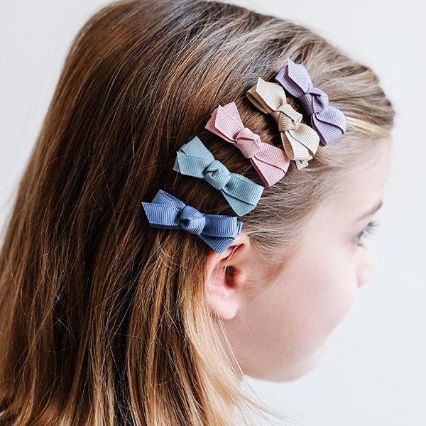 23SS[미미앤룰라]FLORENCE BOW CLIPS_헤어핀 - UNDER THE SEA-ML00KNPIN2064UTS