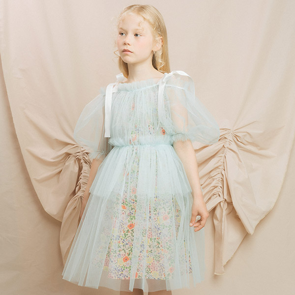 23SS_1[ĵ]Tulle Maxi Dress Arminella Blue-PM23KSDRE5034BLU