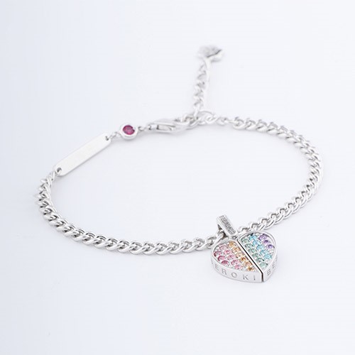 [Ű]κƮ  Rainbowheart bracelet