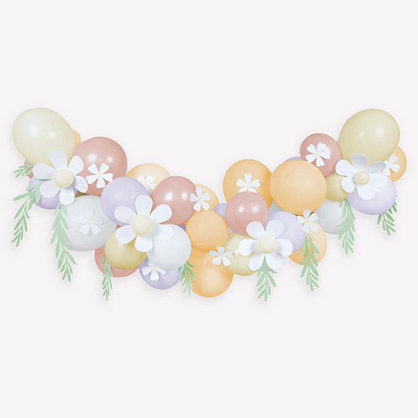 23[޸޸]Pastel Daisy Balloon Garland (x 51 balloons)-ME271309