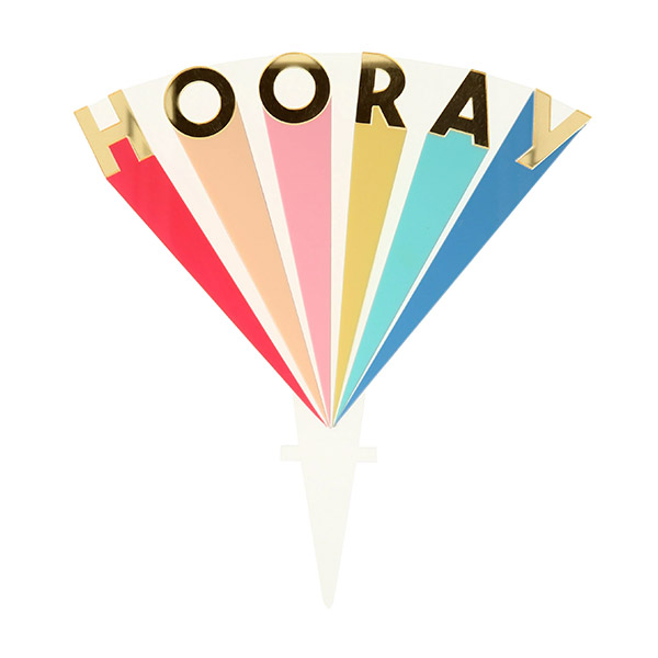 23[޸޸]Hooray Acrylic Cake Topper-ME215947