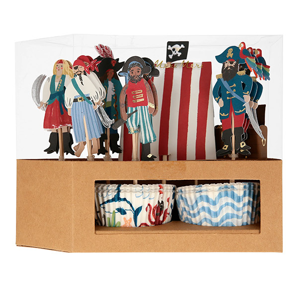 23[메리메리]Pirate Ship Cupcake Kit (x 24 toppers)-ME222066