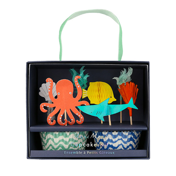 23[޸޸]Octopus & Shark Cupcake Kit (x 24 toppers)-ME267853