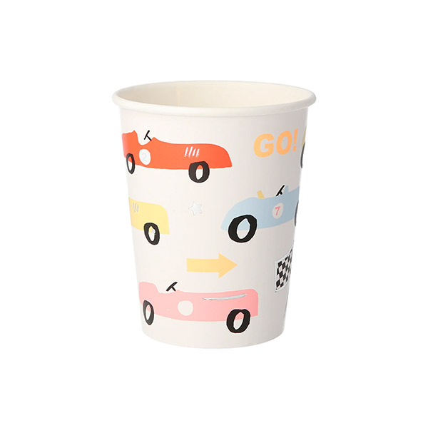 23[޸޸]Race Car Party Cups (x 8)-ME204005