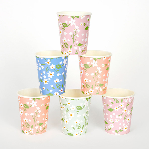 23[޸޸]Ditsy Floral Cups (x 12)-ME221778