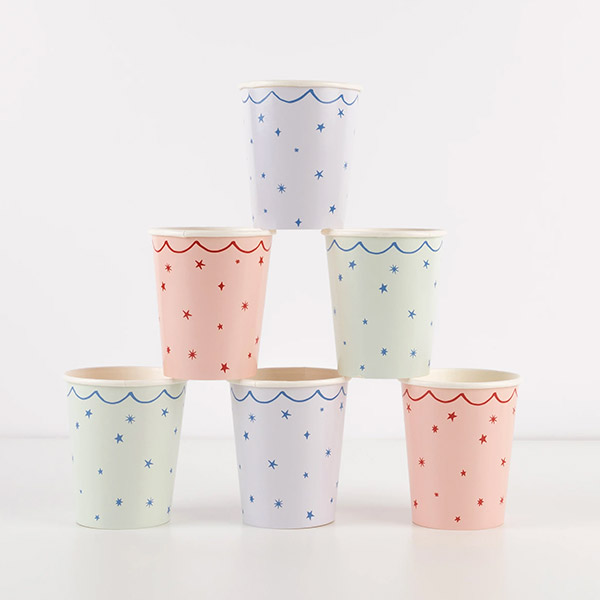23[޸޸]Star Pattern Cups (x 8)-ME222399