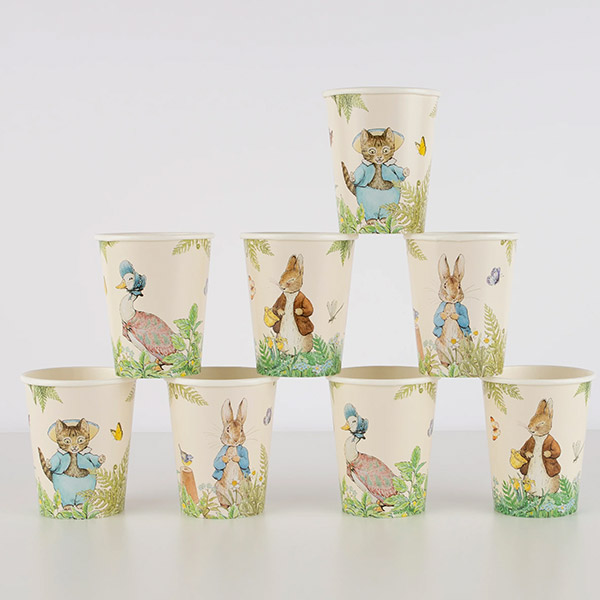 23[޸޸]Peter Rabbit In The Garden Cups (x 8)-ME267214
