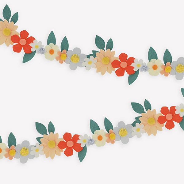 23[޸޸]Felt Flower Garland-ME226008