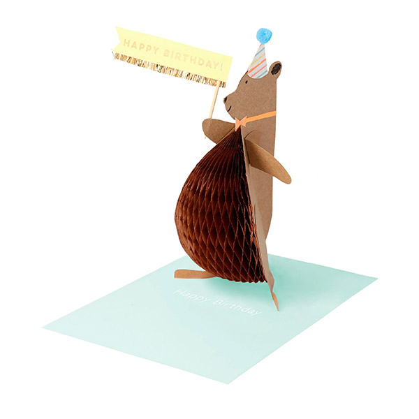 23[޸޸]Honey Bear Stand-Up Card-ME204580
