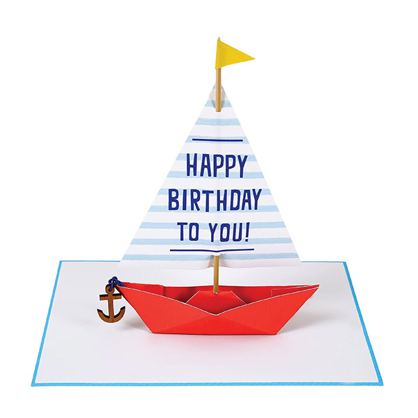 [޸޸]Sailing Boat Stand-Up Card_ī-ME145747