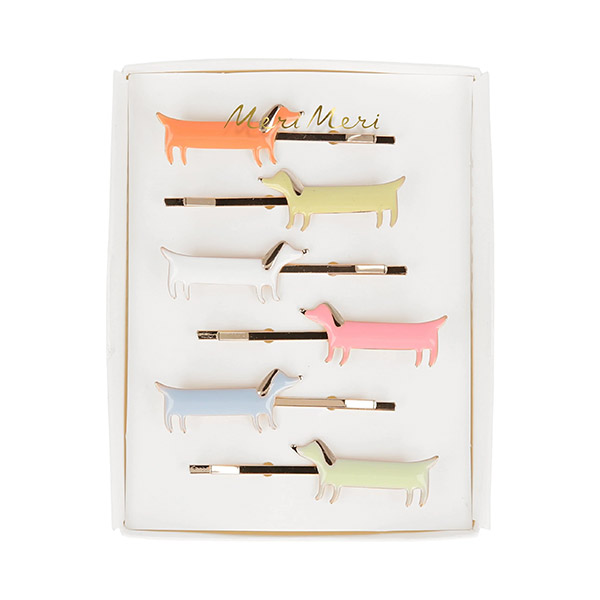 [޸޸]Sausage Dog Hair Slides_Ŭ-ME204463