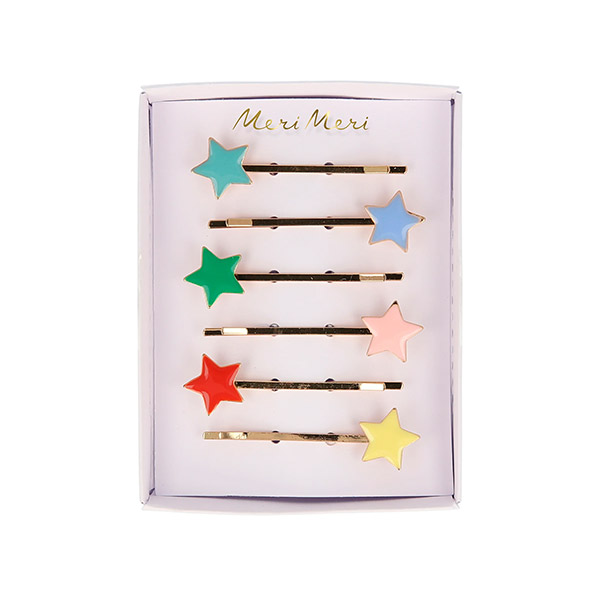 [޸޸]Enamel Star Hair Slides_Ŭ-ME222921