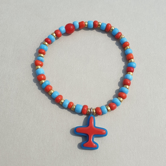 []    Casual airplane beads Bracelet