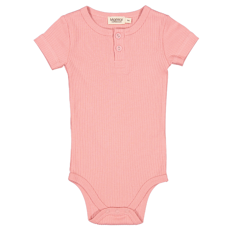 [ϰ]Body SS, Bodysuit - Pink Delight