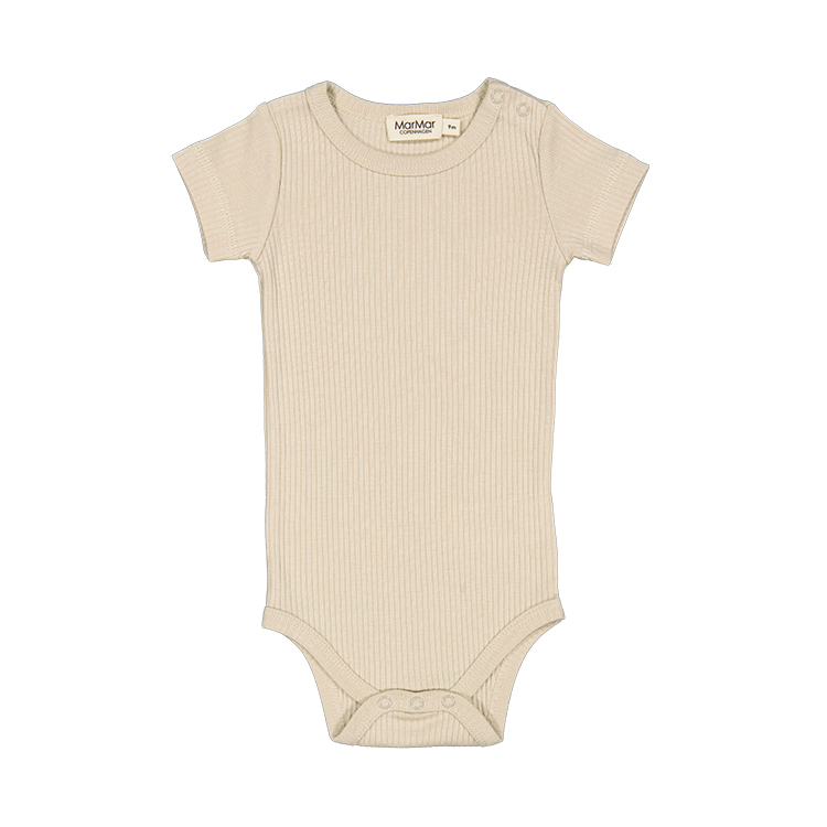 [ϰ]Plain Body SS, Bodysuit - Grey Sand 
