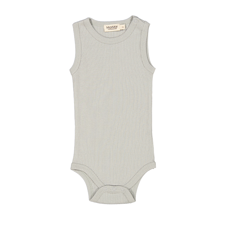 [ϰ]Body Sleeveless, Bodysuit - Chalk