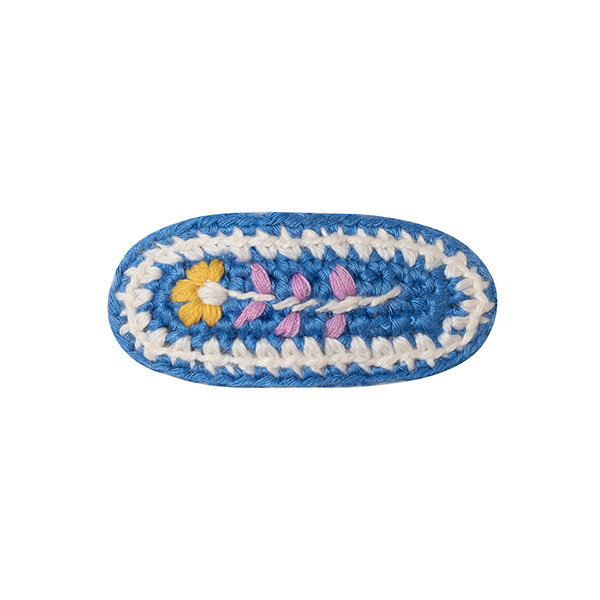 23SS[Űڰ]CROCHET EMBROIDERED HAIR CLIP - 2pc _Ŭ-KI23KSHAC0028BLE