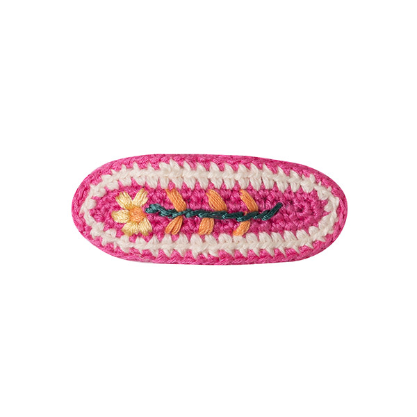 23SS[Űڰ]CROCHET EMBROIDERED HAIR CLIP - 2pc _Ŭ-KI23KSHAC0029FUC
