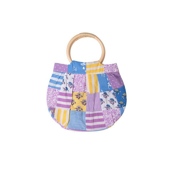 30[Űڰ]PATCHWORK BAMBOO BAG-KI23KSBAG0043LIL