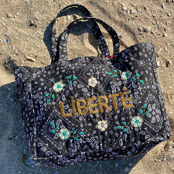 []Kossiwa bag embroidered LIBERTE-CA00LNBAG1907LIB