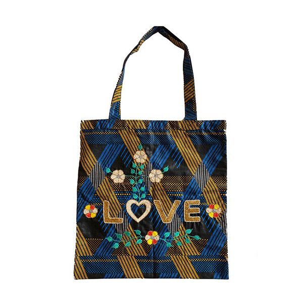 []Lisette embroidered wax bag LOVE-CA00LNBAG1434LOV