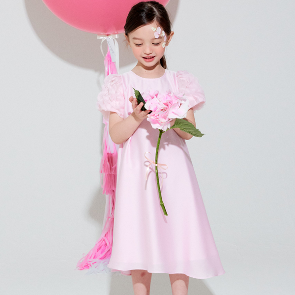 [Ǯ]Ʈ ũ ö 巹 light pink flower dress