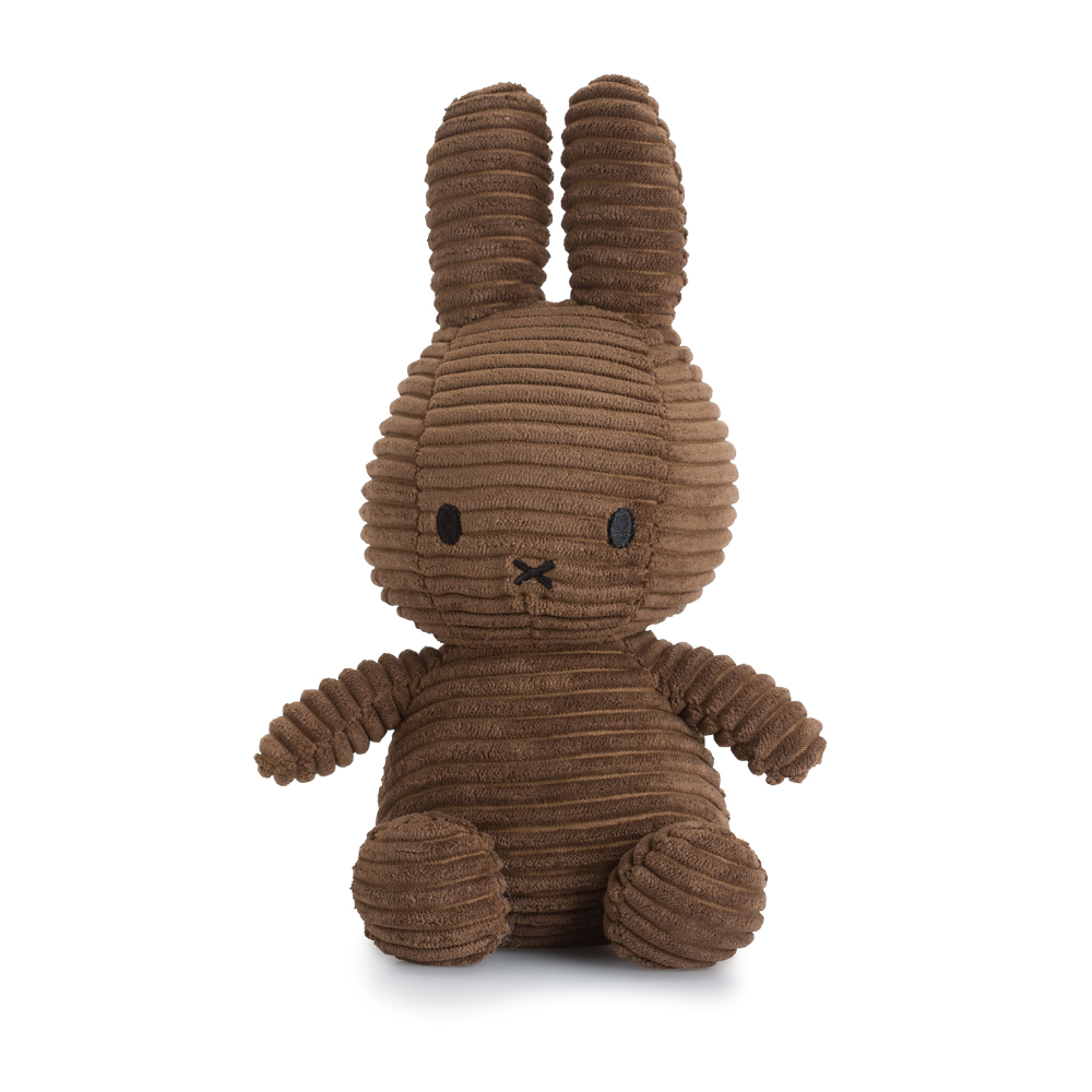 0531԰ []Miffy Sitting Corduroy Brown - 23 cm