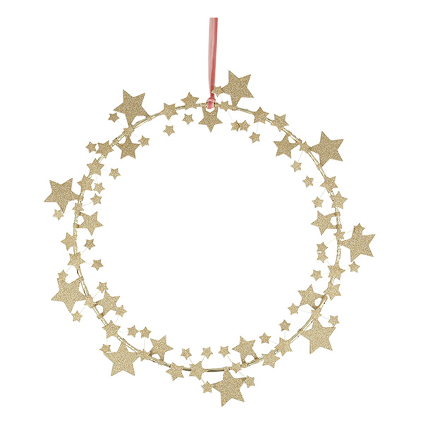 [޸޸]Sparkly Star Wreath-ME270202