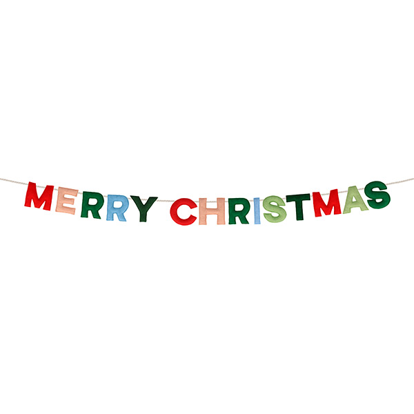 0913 23AW[޸޸]Merry Christmas Felt Garland_Ƽ-ME268690