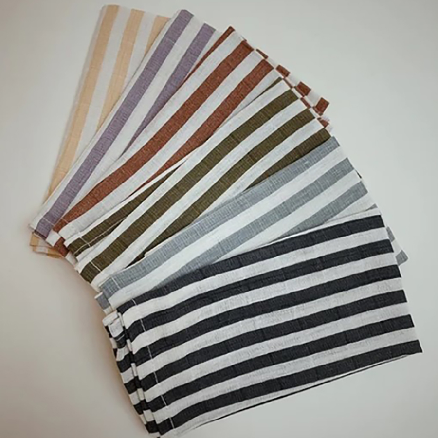 [ݽ븣]Muslin Wash Cloth Marine Stripe
