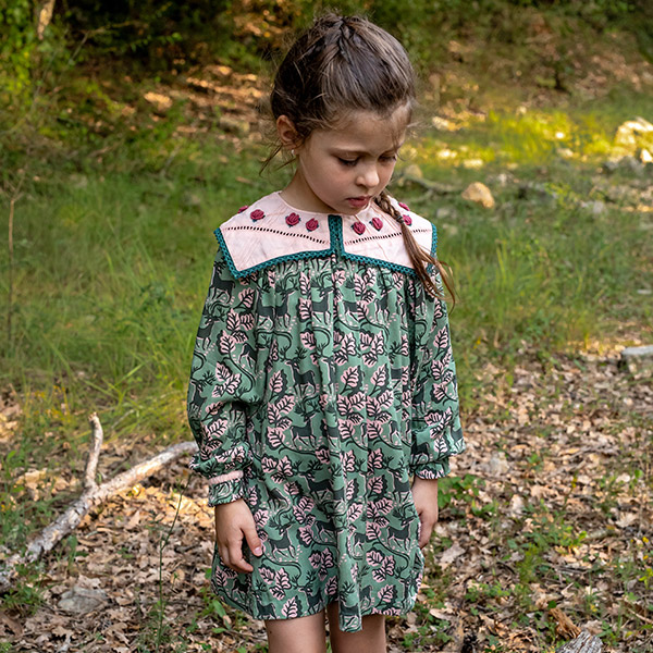 [ٻ]ROBE 巹-Deer print-BH23KADRE0008DPR