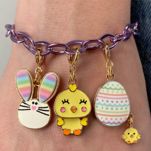 [참잇] Gold Rainbow Bunny Charm