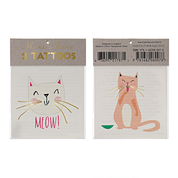 1222[޸޸]Cat Small Tattoos-ME143155