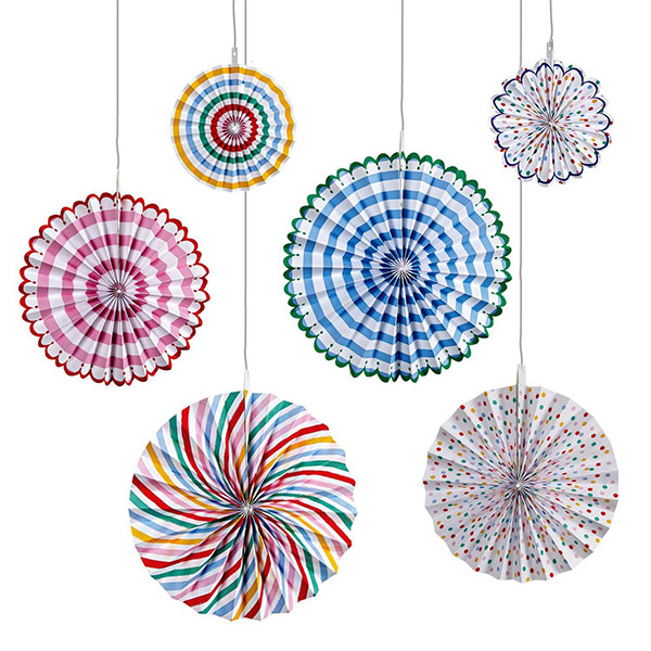 [޸޸]Toot sweet 6 large pinwheel decorations-ME450872